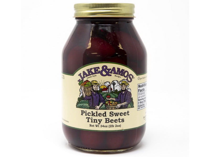 (Price/Case)Jake & Amos J&A Pickled Sweet Tiny Beets 12/34oz, 445519