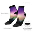 thumbnail image 6 of Pofeuu Northern Lights Print 30cm Socks, Adult Running Hiking Socks for Youth and Adult, 6 of 7