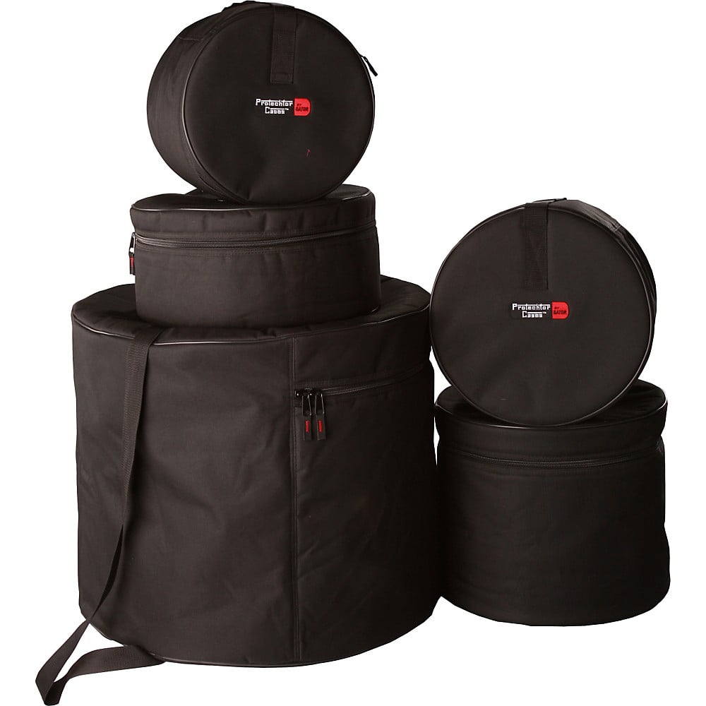 Gator GPStandard100 Padded 5Piece Standard Drum Bag Set Black