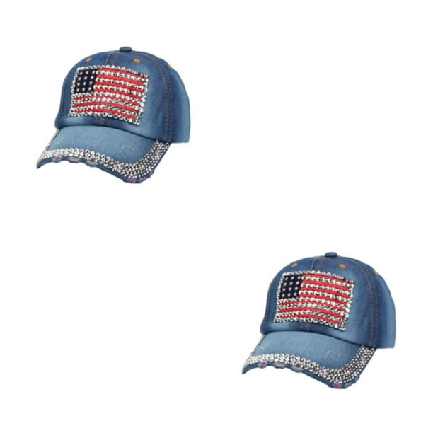 Minnieouse Sombrero de protección solar multicolor de moda con correa ajustable Gorra de béisbol Mezclilla multicolor 3 mezclilla 3 2Conjunto
