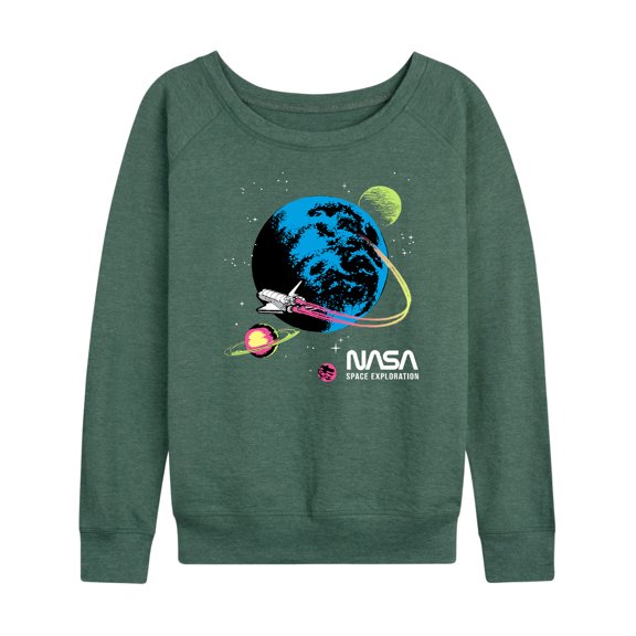 NASA - Space Exploration - Women's Lightweight French Terry Long Sleeve Shirt