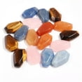 thumbnail image 2 of MATROOY 20pc Natural Hand Carved Healing Crystal Rose Quartz Crystal Coffin Stone Crafts-Orange Aventurine, 2 of 9