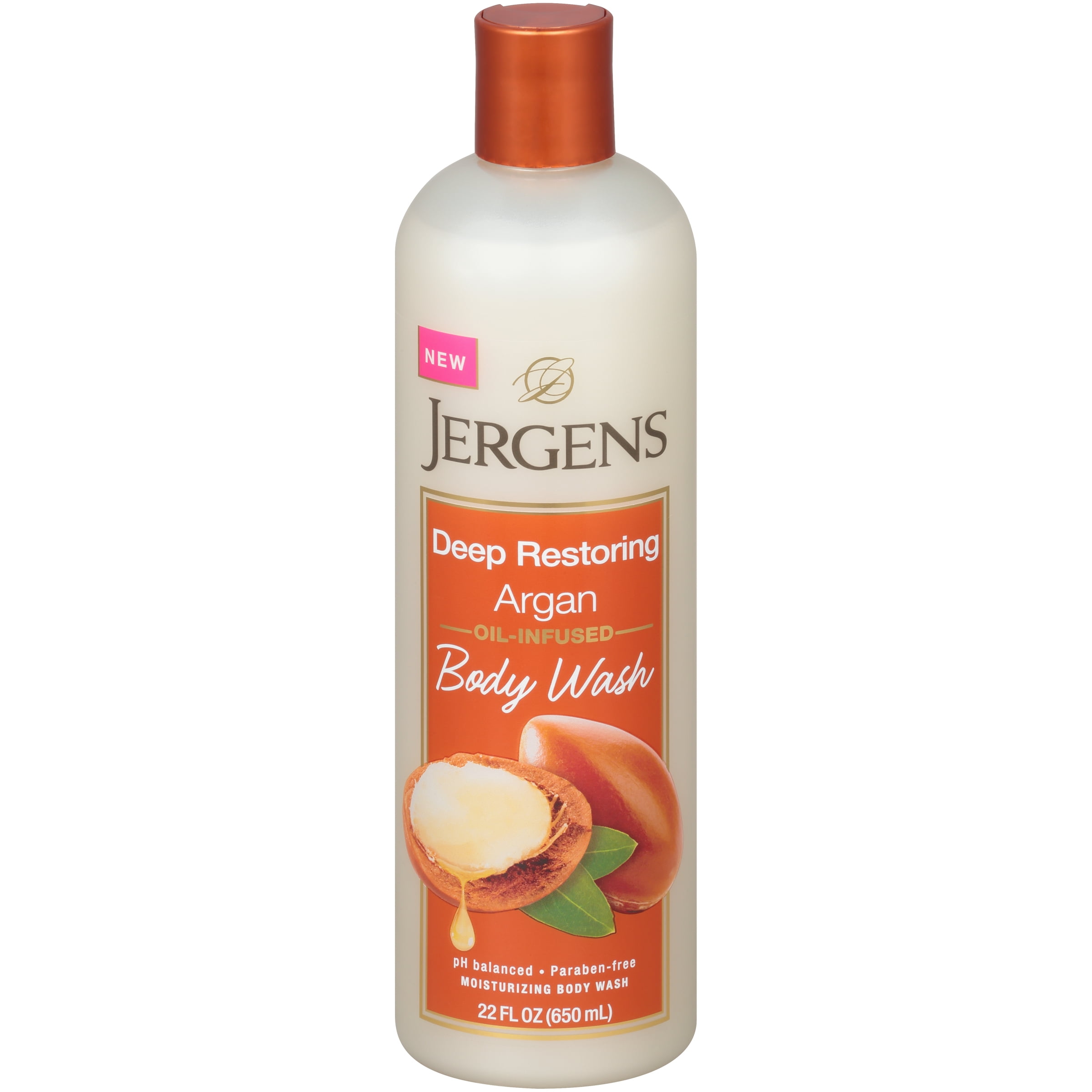 Jergens Deep Restoring Argan OilInfused Body Wash 22 fl. oz. Bottle