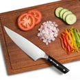thumbnail image 2 of NULAS Chef Knife, 8" Professional High Carbon Japanese Steel Kitchen Knife with Ergonomic Handle, Black, 2 of 10