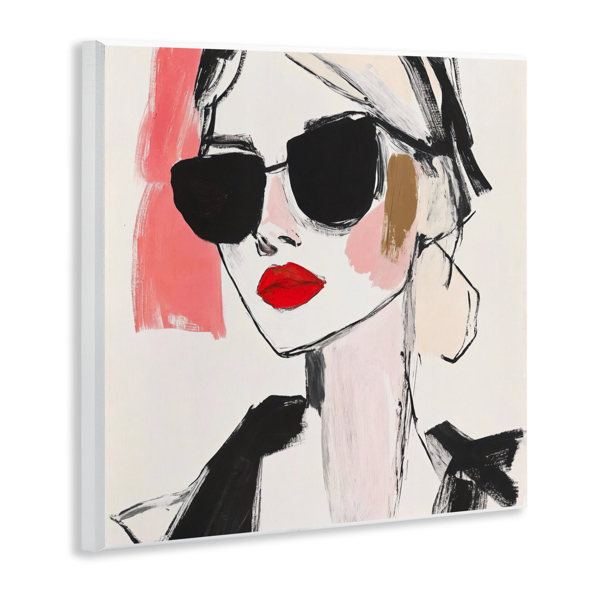Stupell Industries Sassy Glamour Sketch Wall Plaque Art, design by Andrea Haase