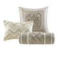 thumbnail image 4 of 7 Piece Tufted Comforter Set Ivory Full, 4 of 13