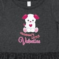 thumbnail image 4 of Inktastic Grandma's Little Valentine Girls Toddler Dress, 4 of 5