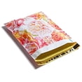 thumbnail image 1 of Poly Mailers Watercolor Blossoms Designer Mailers Shipping Envelopes Pink & Yellow Custom Bags #SmileMail (100 10x13), 1 of 2