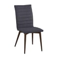 thumbnail image 1 of Silla Kessa Muebles Habita Tela Gris Metal Madera, 1 of 1