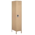 thumbnail image 3 of Salsbury Industries 18-51161TN-U 18" Single Tier Standard, 1 Wide x 6 Feet High x 21 Inches Deep, Unassembled Metal Locker, Tan, 3 of 4
