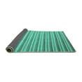 thumbnail image 2 of Ahgly Company Indoor Rectangle Abstract Turquoise Blue Contemporary Area Rugs, 5' x 8', 2 of 4