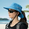 thumbnail image 2 of Sun Hats For Women Men Outdoor Camping Hiking Sports Adjustable Breathable Lightweight Wide Brim Summer Hat, 2 of 6