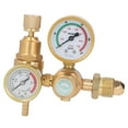 thumbnail image 1 of Argon CO2 Regulator, High Definition 6.605GPM Safe Pressure Relief 1/4in Outlet Gas Welding Regulator  For TIG, 1 of 8