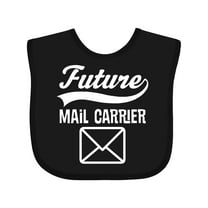 Inktastic Mail Carrier Future Job Boys or Girls Baby Bib