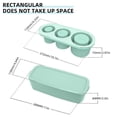 thumbnail image 5 of Silicone Ice-Cube Tray with Lid for 20-40 Oz Tumblers, 3 Hollow Cylinder Ice-Cube Molds for Mug, Reusable Large C, 5 of 5