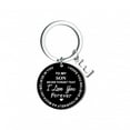 thumbnail image 4 of Creative DIY To My SON Black Stainless Steel Last Name 26 Letter Keychain 2.5cm, 4 of 8