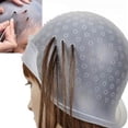 thumbnail image 3 of Gorro de silicona para teñir el cabello, con gancho para el cabello, gorro para resaltar el cabello, gorro para teñir el cabello, gorro para resaltar,, 3 of 9