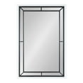 thumbnail image 3 of Kate and Laurel Audubon Modern Rectangle Wall Mirror, 24 x 36, White, Coastal Farmhouse Mirror for Wall, 3 of 8