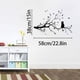 thumbnail image 2 of Calcomanías de pared de vinilo extraíbles de 22,9" x 15" para habitación de niños Ramas de árbol negras, 2 of 4