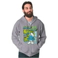 thumbnail image 5 of The Smurfs Cool Kanji Self Made Zip Up Hoodie Men's Women's Brisco Brands L, 5 of 6