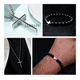 thumbnail image 2 of 2pz Dije De Cruz Hombre Y Pulsera ,joyeria Acero Inoxidable Xtellar plateado, 2 of 4