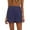 Blue, variant on Sngxgn Women's Pleated High Waist Straight Leg Knee Length Shorts with Pocket(Pink,L)