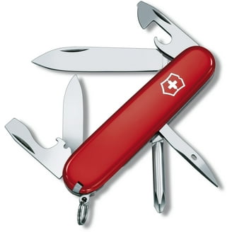 Victorinox Hiker Swiss Army Knife, 13 Functions, Red, Wood