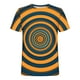 thumbnail image 4 of Mens Camisas de Manga Corta Impresión Casual Deportes Cuello Redondo Blusa, Poliéster Ligero para la Primavera Verano Al Aire Libre Uso Diario, 4 of 4