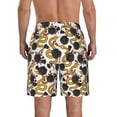 thumbnail image 3 of Naloa Snake And Rose Men's Beach Shorts, Surfing shorts, Swim trunks, Quick Dry Swim Trunks for Surfing Beach Fun - 3X-Large, 3 of 9