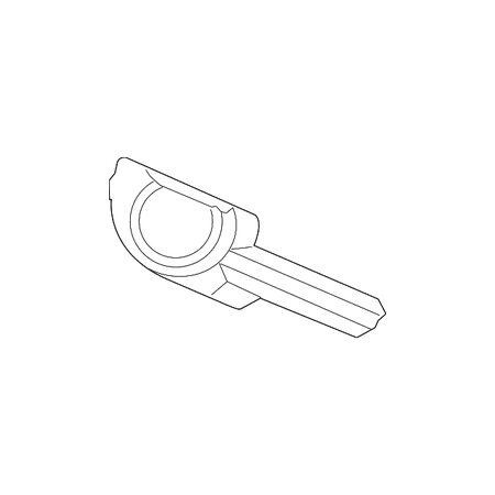 Genuine OE Audi Fog Lamp Bezel - 4L0-071-617-B-1QP