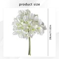 thumbnail image 3 of 3PCS White Silk Hydrangea Artificial Flowers, Fake Faux Floral Bulk Bouquet for Home Decor, Bathroom, Table Centerpiece & Shelf Decorations (White), 3 of 5