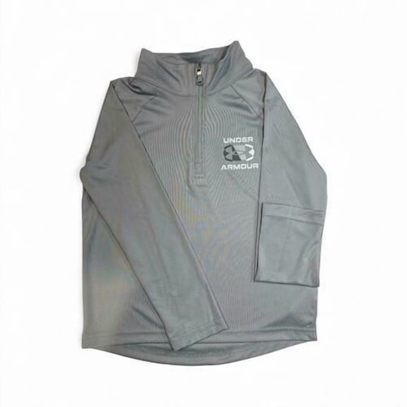 Under Armour Boys MFO Velocity 1/4 Zip Grey Size 5
