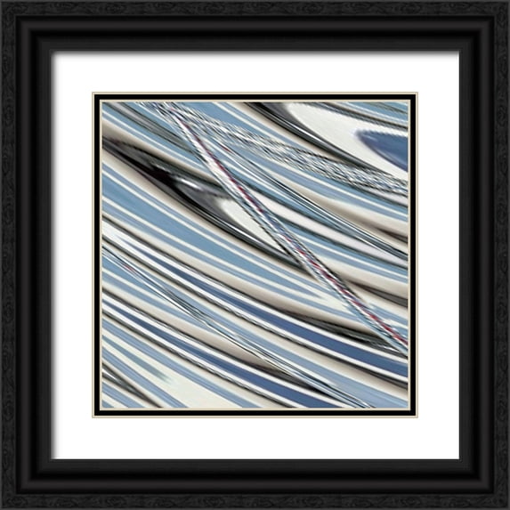 Studio Nine 6 15x15 Black Ornate Wood Framed with Double Matting Museum Art Print Titled - Sail Away D