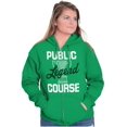 thumbnail image 4 of Course Legend Trophy Golfer Golfing Zip Up Hoodie Men's Women's Brisco Brands 5X, 4 of 6