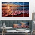 thumbnail image 1 of Peaceful Evening Beach View - Seascape Canvas Art Print, 1 of 3