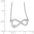 thumbnail image 2 of Collier Symbole Infini Diamant SS White Ice 16 Pouces, 2 of 3