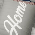 thumbnail image 4 of Lush Decor Baseball Game Reversible Oversized Kids Quilt Gray/Navy 5Pc Set Full/Queen, 4 of 11