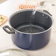 thumbnail image 4 of Olla de Aluminio Ekco Classic de 5.8 L /24 cm Color Azul EKCO 68448, 4 of 6