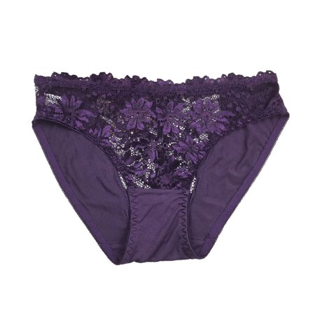 

VerPetridure Women s Bikini Brief Underwear Thongs for Women Panties Women s Fashion Sexy Lace Pattern Hollow Low Waist Solid Color Underpants