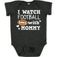 thumbnail image 3 of Inktastic I Watch Football with My Mommy Boys Baby Bodysuit, 3 of 5