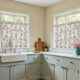 thumbnail image 4 of Cortinas Jinchan Floral Kitchen, 36 cm, lino, 2 paneles, 4 of 8