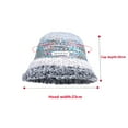 thumbnail image 6 of ZACPNCV Women's Winter Plush Warm Ear Protection Matching Color Bucket Basin Hat Gray, 6 of 7