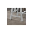 thumbnail image 4 of Set of 2 Alonzo White Backless Ergonomic Counter Height Stool, 4 of 4