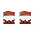 thumbnail image 1 of Bearachild Funda trasera para silla de tela de franela de animales de dibujos animados de Papá Noel, fundas de asiento suaves y cómodas, decoración Type2 NO2 Bearachild CBP183740, 1 of 6