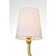 thumbnail image 5 of Colson 3 light Brass and Clear Bath Sconce, 5 of 6