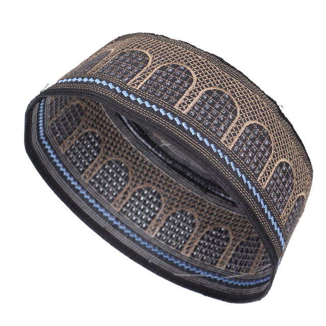 Sombrero Musulmán Bordado De Oración De Adoración Islámica, Sombreros Para Hombres De Arabia Saudita, Textura Cómoda, Diseño De Ventilación, Fe Y Belleza Moderna