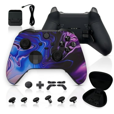 Silent Modz Custom Elite Series 2 Wireless Controller Compatible with Xbox Series X, Xbox Series S, Xbox One, Mobile & PC – Starter Bundle Gaming Controller with Accessories & Case (Origin of Chaos)