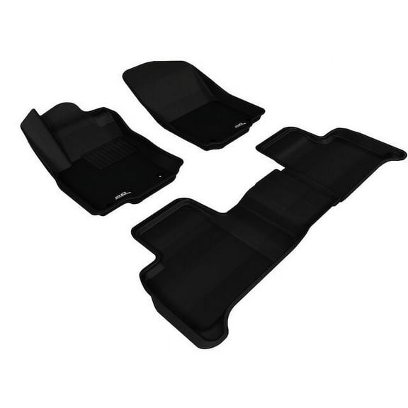 Front and Rear Floor Mat Set - Compatible with 2012 - 2015 Mercedes-Benz ML350 2013 2014