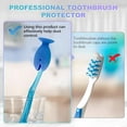 thumbnail image 5 of BPPEG 6Pcs Toothbrush Covers,Portable Silicone Tooth Brush Cover Cap,Toothbrush Pod Caps for Home,School,Camping and Bathroom, 5 of 7