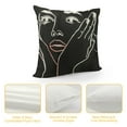thumbnail image 4 of Nawypu Black Girl Throw Pillow Covers, Daughter Gifts, Daughter Birthday Gift, Black Art Decor, African Women Girl American Pillow Cases for Sofa Bed Couch,Daughter Room Decor, 4 of 5